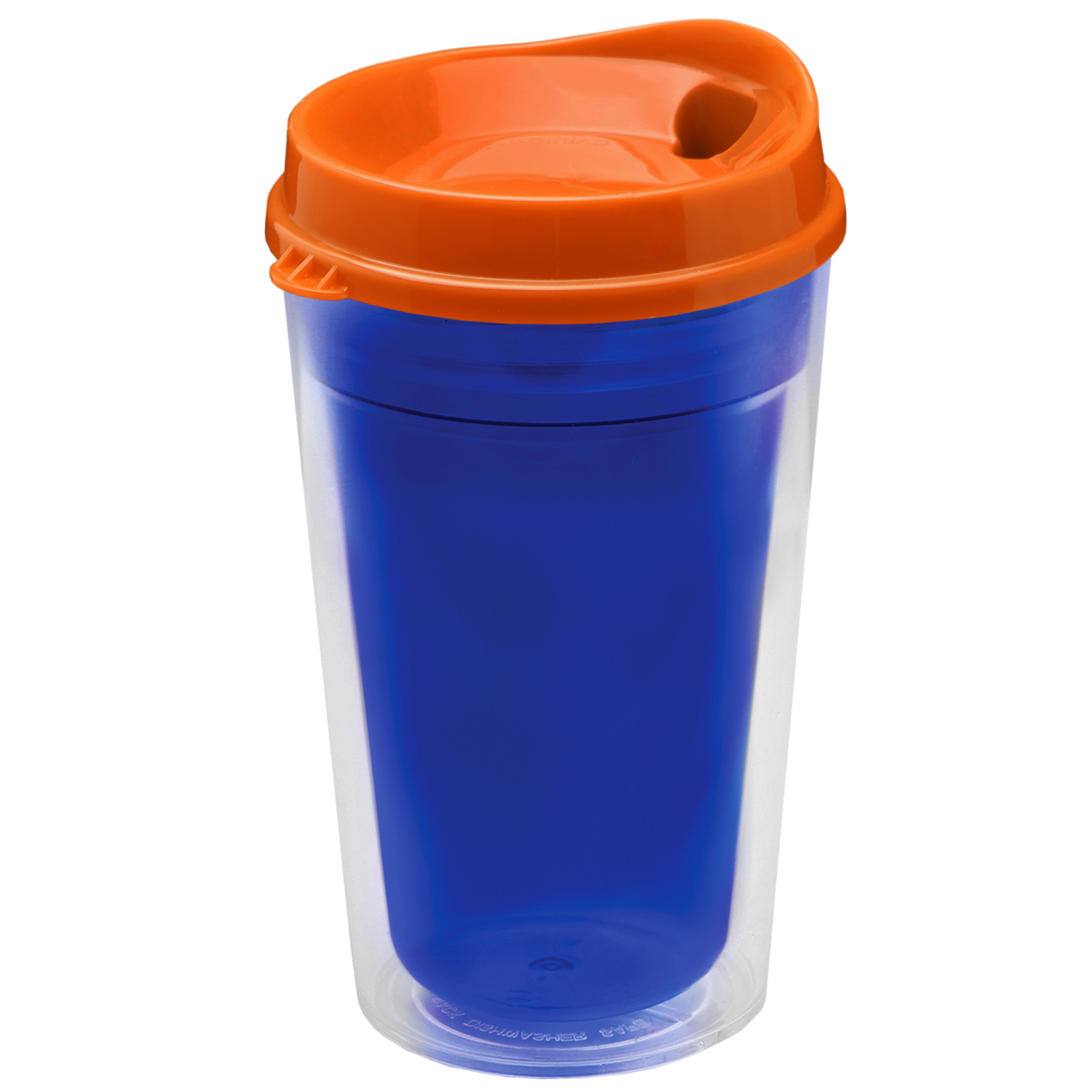 Custom logo Transparent Tumbler with Sip Lid - 16 oz.
