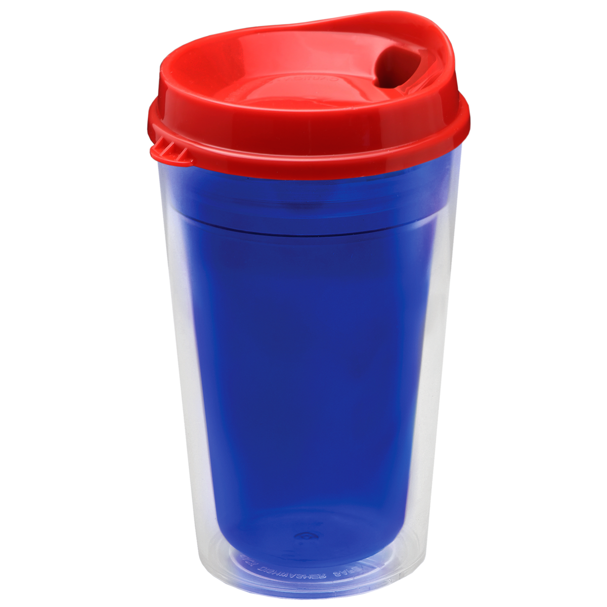 Custom logo Transparent Tumbler with Sip Lid - 16 oz.