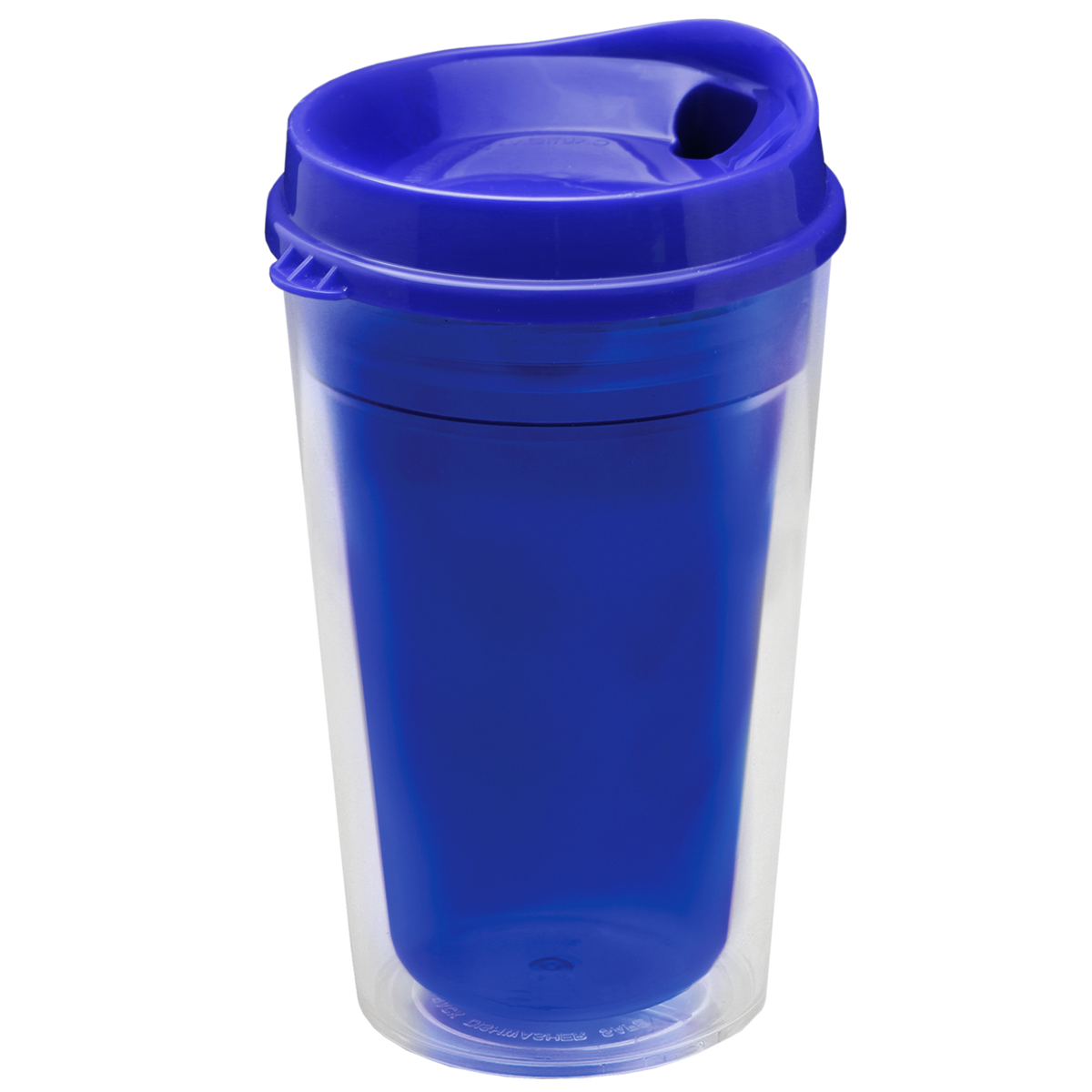 Custom logo Transparent Tumbler with Sip Lid - 16 oz.