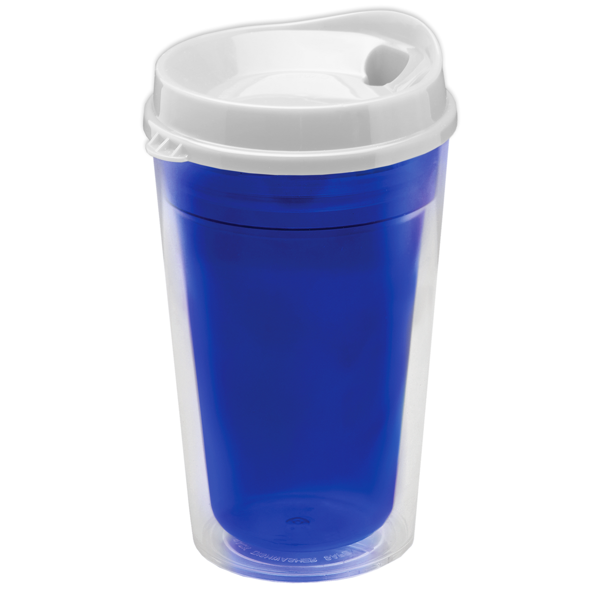 Custom logo Transparent Tumbler with Sip Lid - 16 oz.