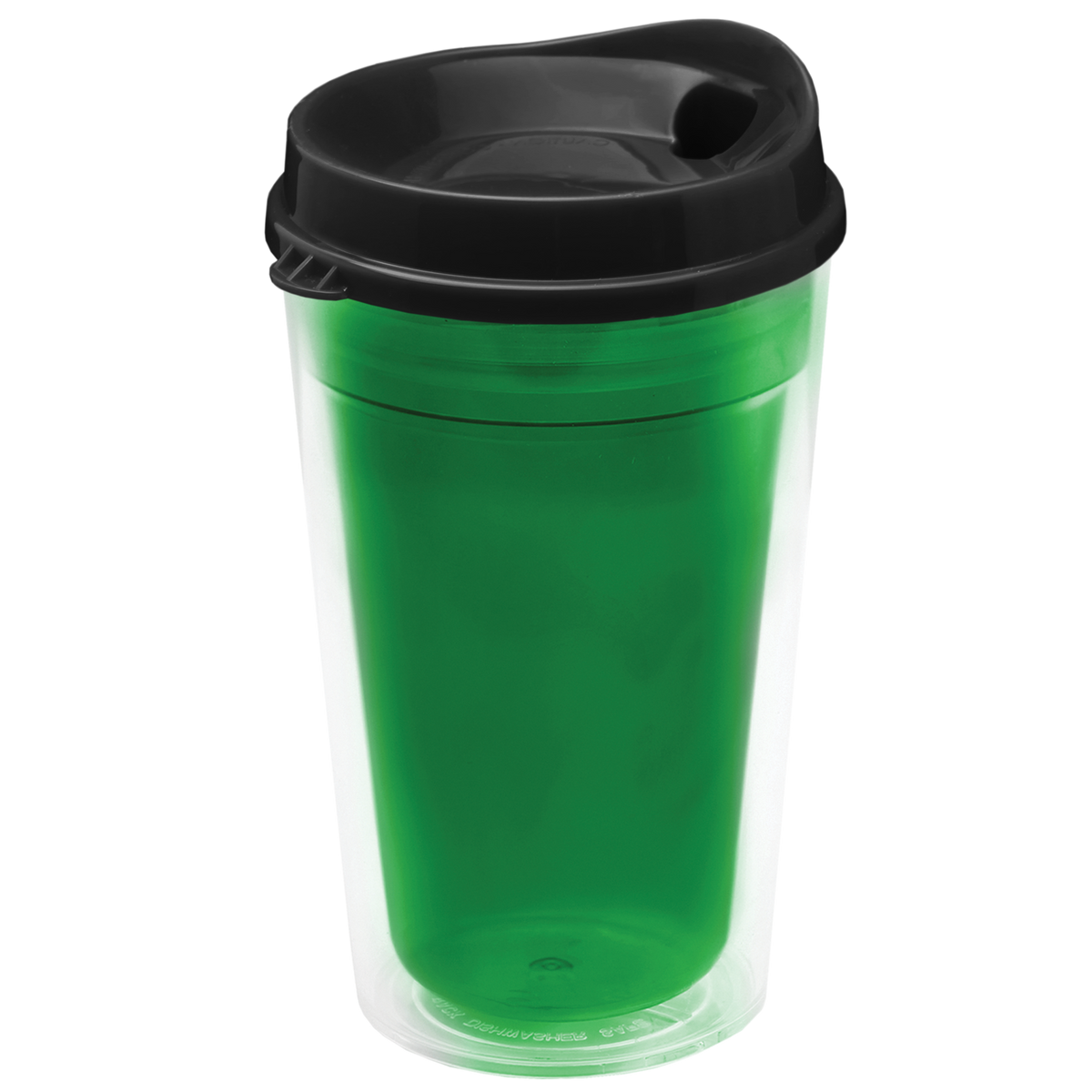 Custom logo Transparent Tumbler with Sip Lid - 16 oz.