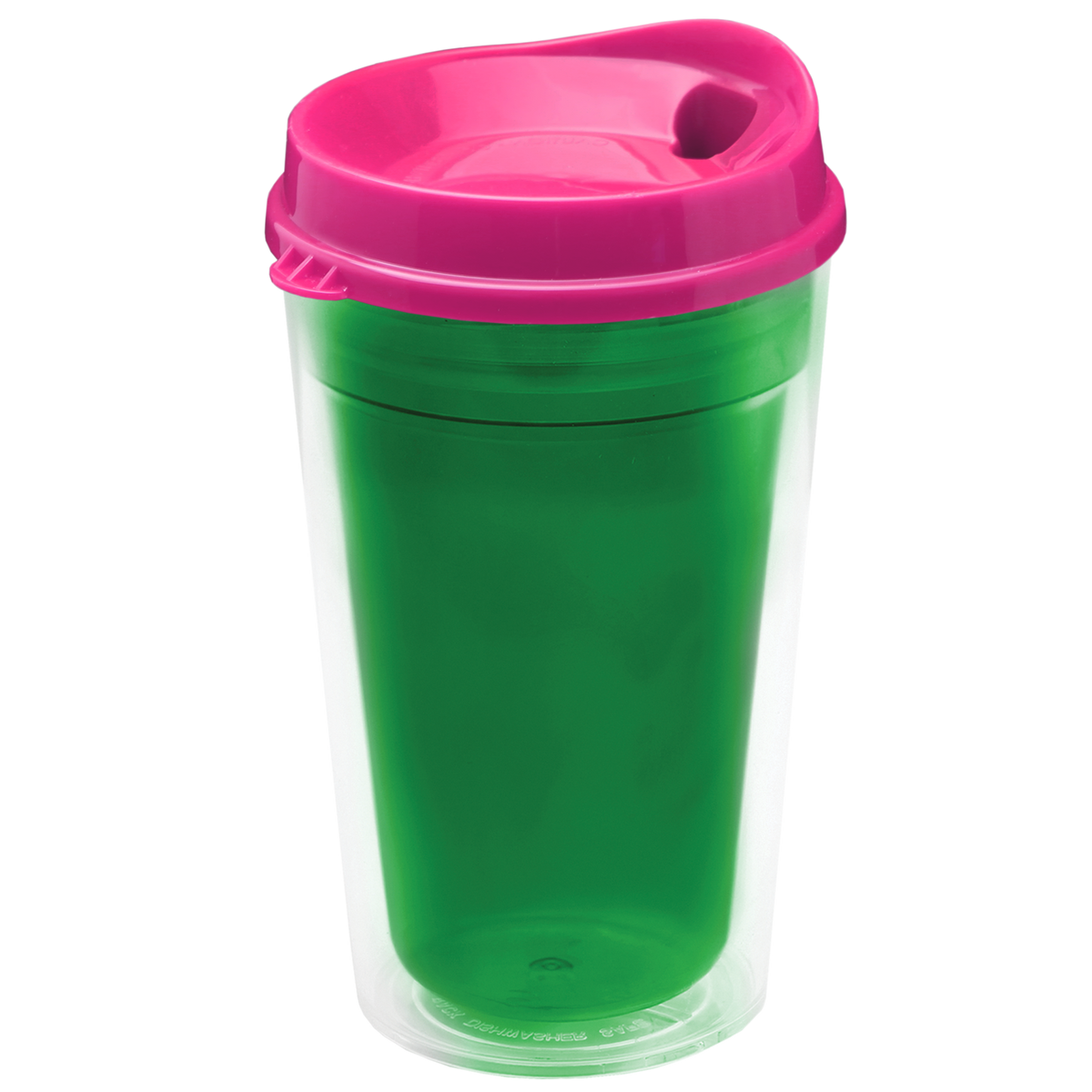 Custom logo Transparent Tumbler with Sip Lid - 16 oz.