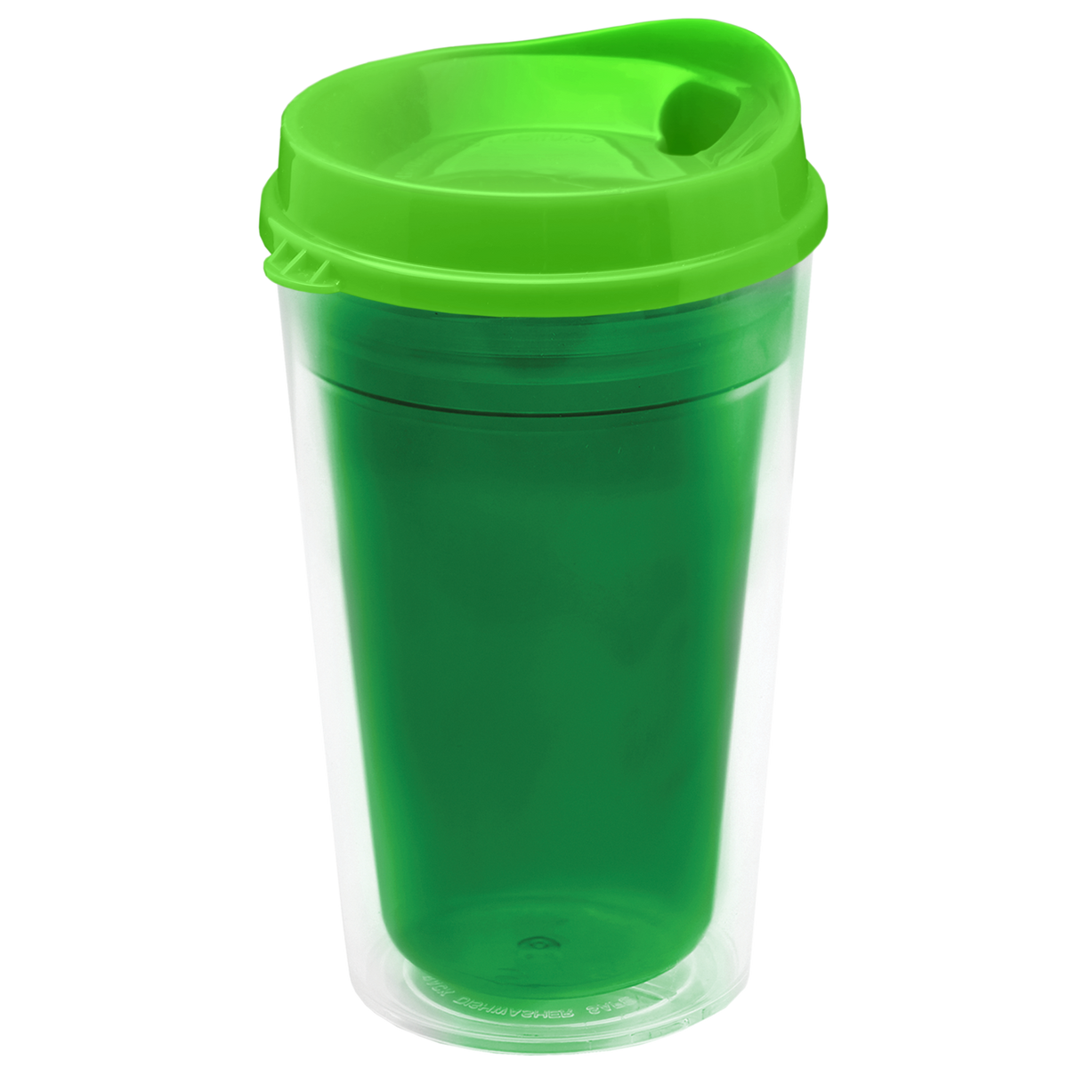 Custom logo Transparent Tumbler with Sip Lid - 16 oz.