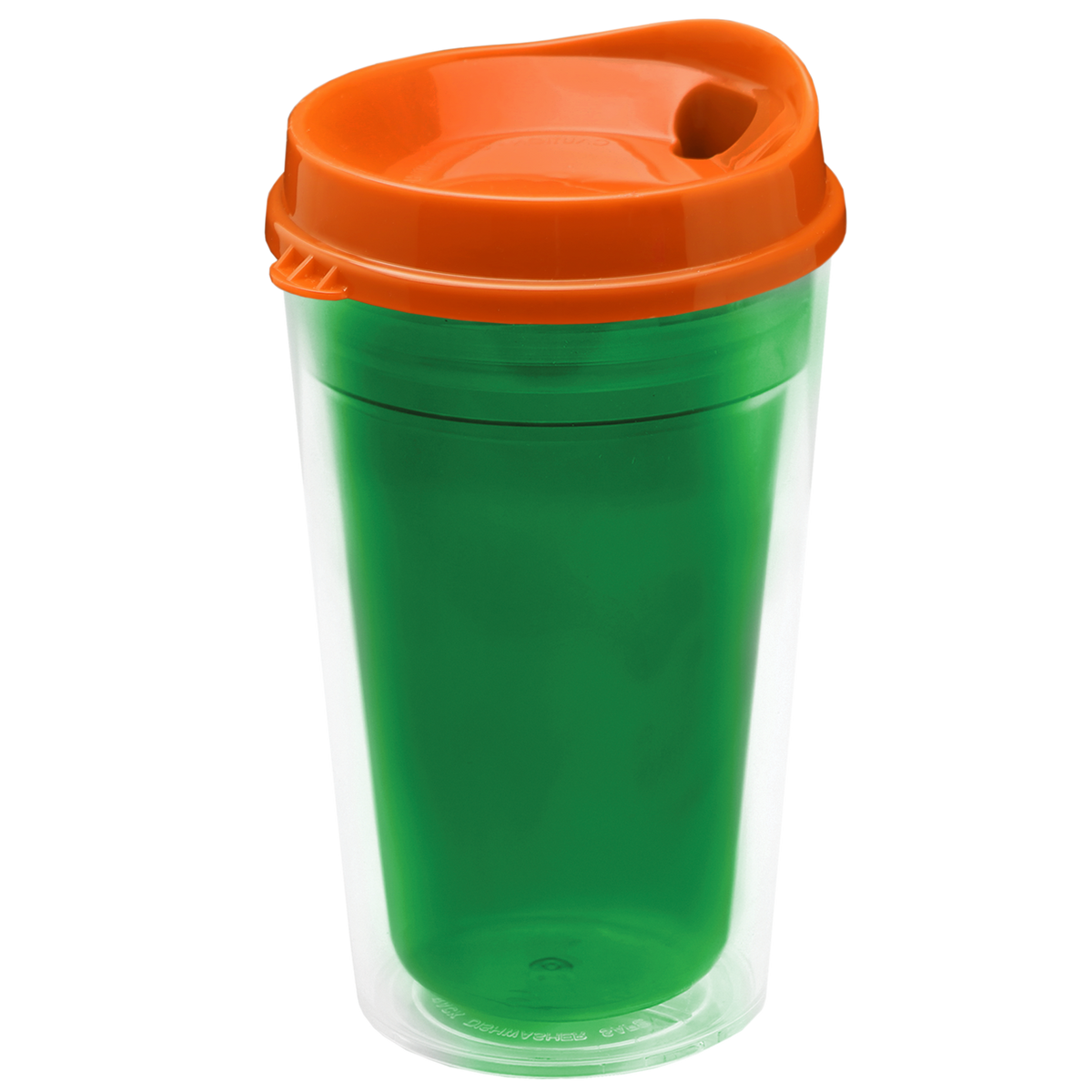 Custom logo Transparent Tumbler with Sip Lid - 16 oz.