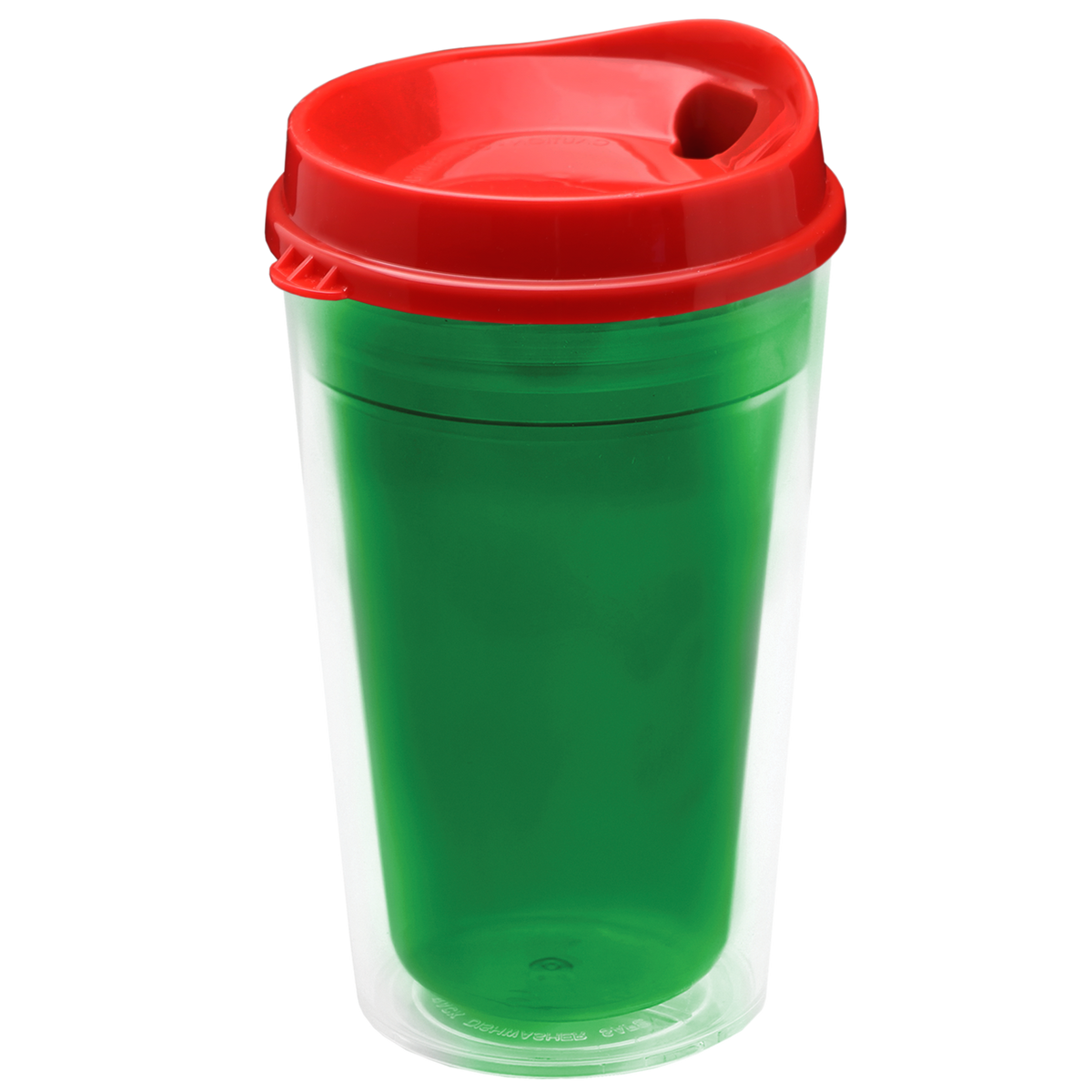 Custom logo Transparent Tumbler with Sip Lid - 16 oz.
