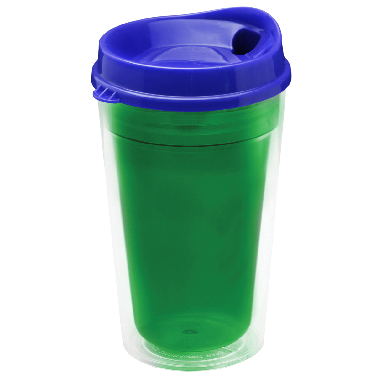 Custom logo Transparent Tumbler with Sip Lid - 16 oz.