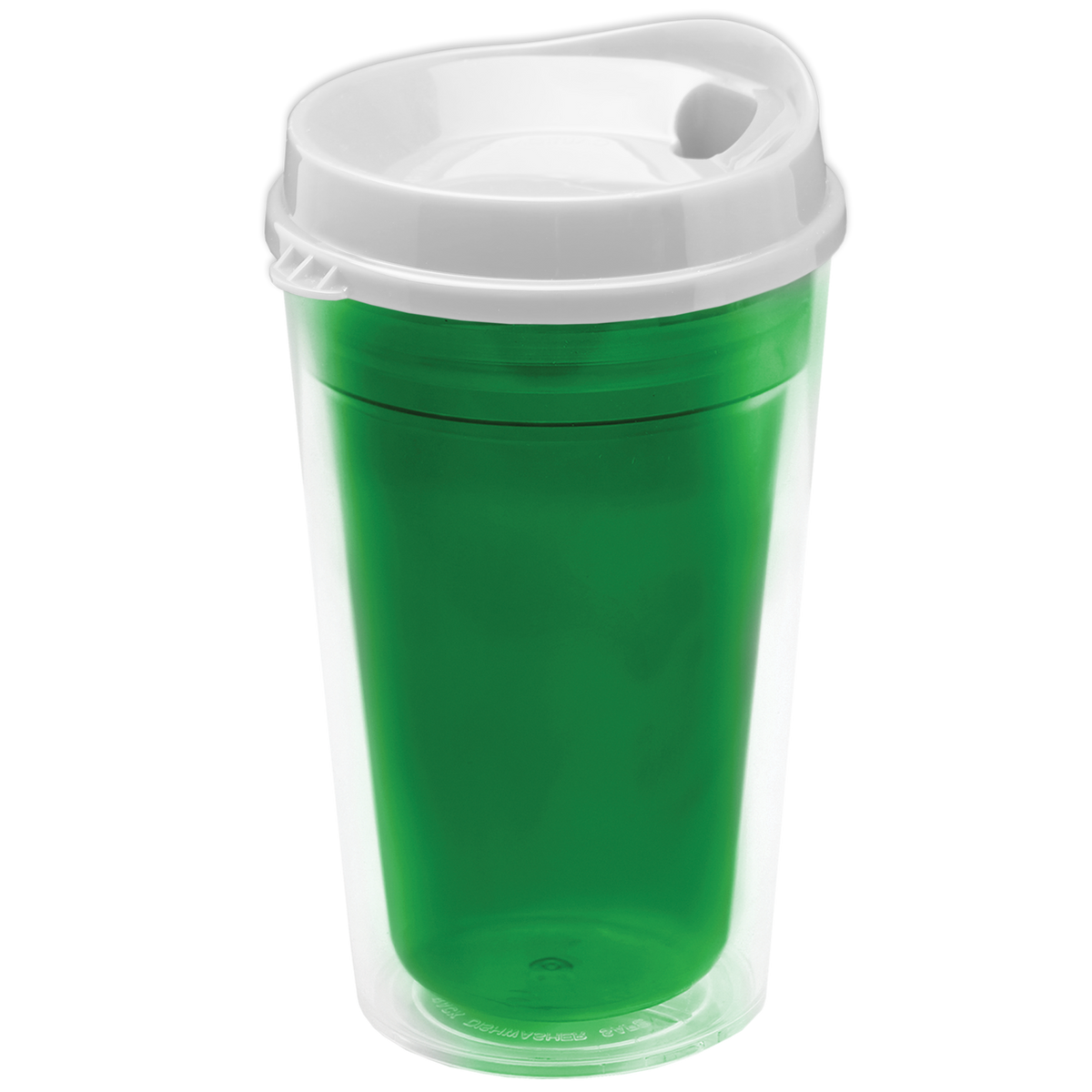 Custom logo Transparent Tumbler with Sip Lid - 16 oz.