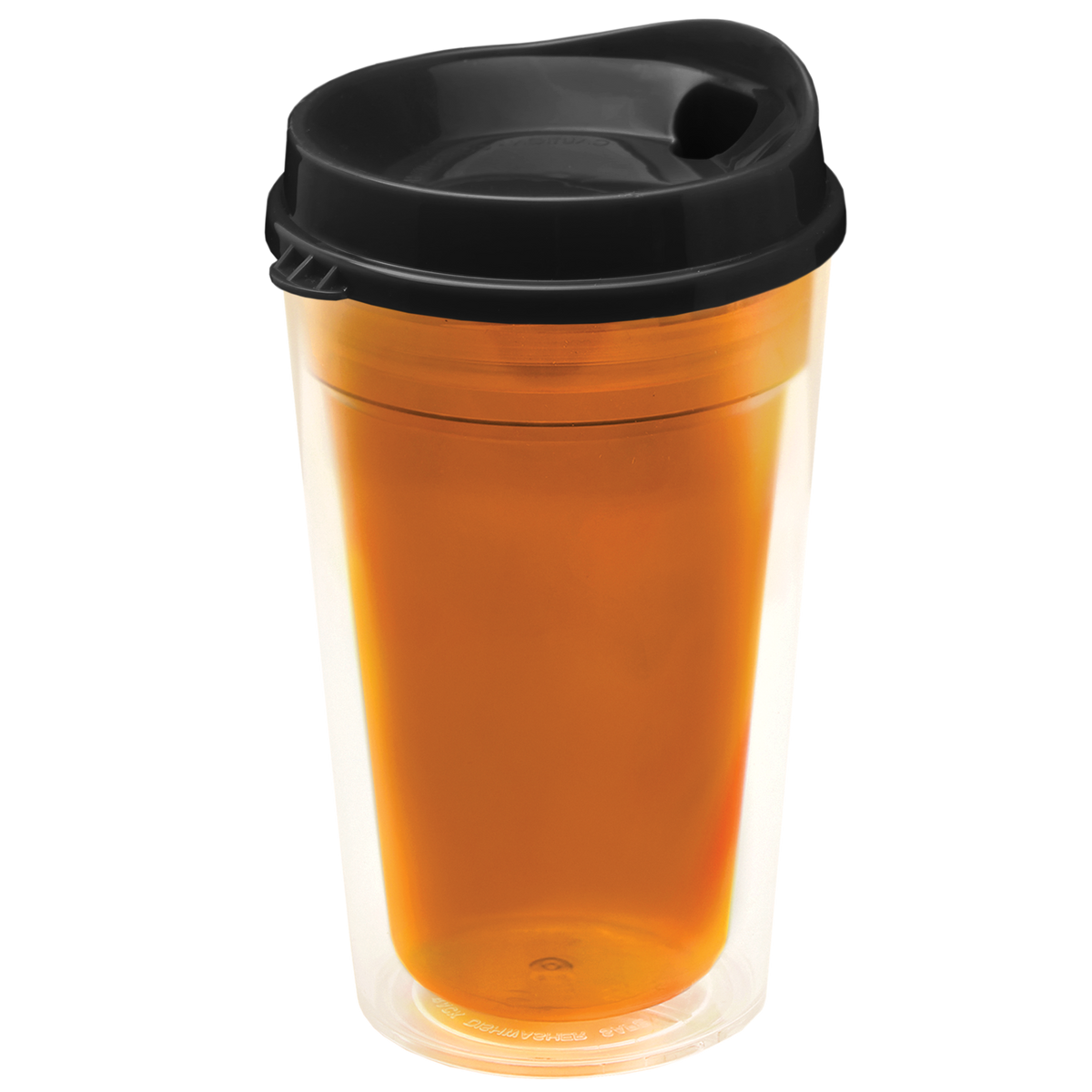 Custom logo Transparent Tumbler with Sip Lid - 16 oz.