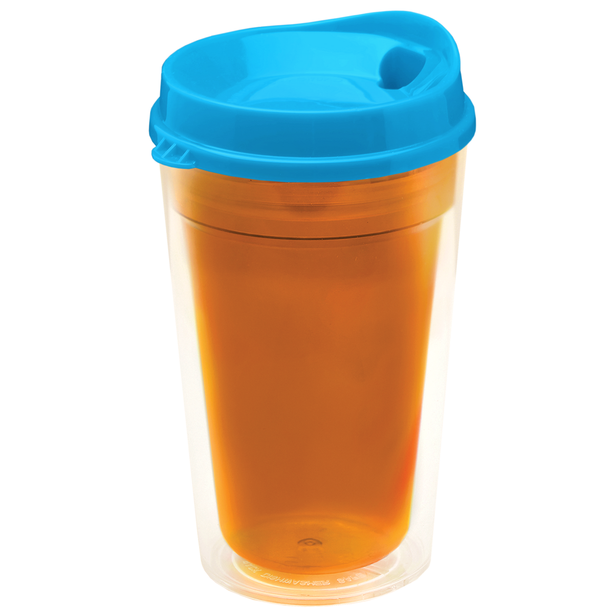 Custom logo Transparent Tumbler with Sip Lid - 16 oz.