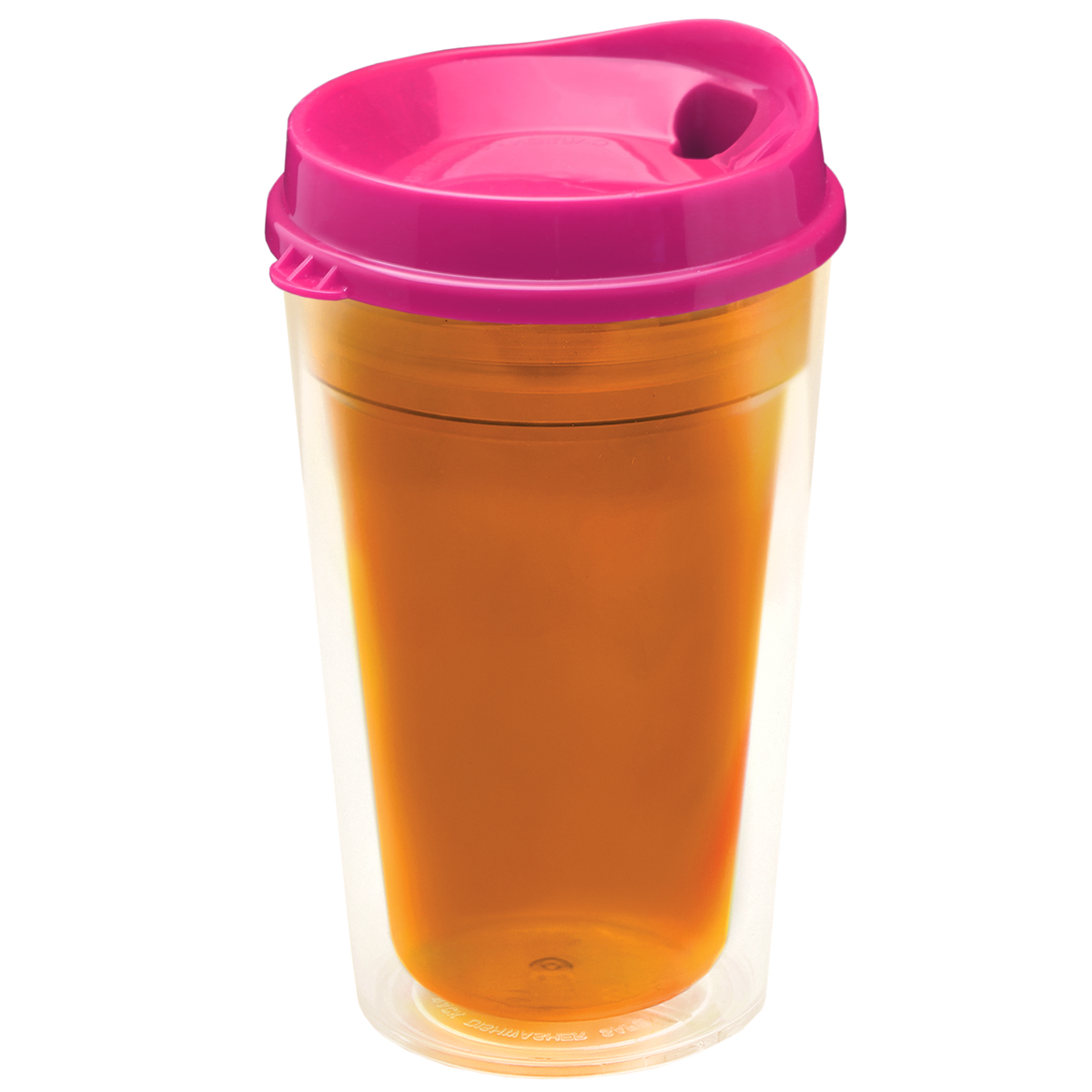 Custom logo Transparent Tumbler with Sip Lid - 16 oz.