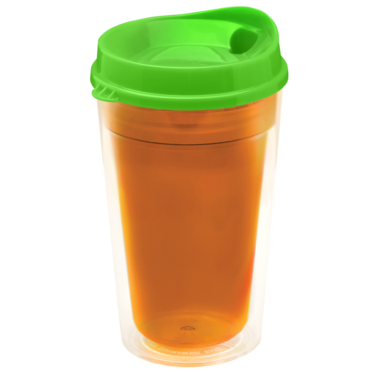 Custom logo Transparent Tumbler with Sip Lid - 16 oz.