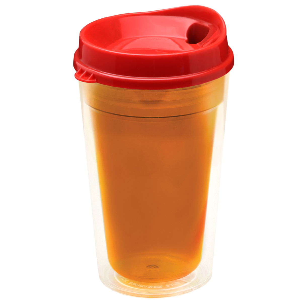 Custom logo Transparent Tumbler with Sip Lid - 16 oz.