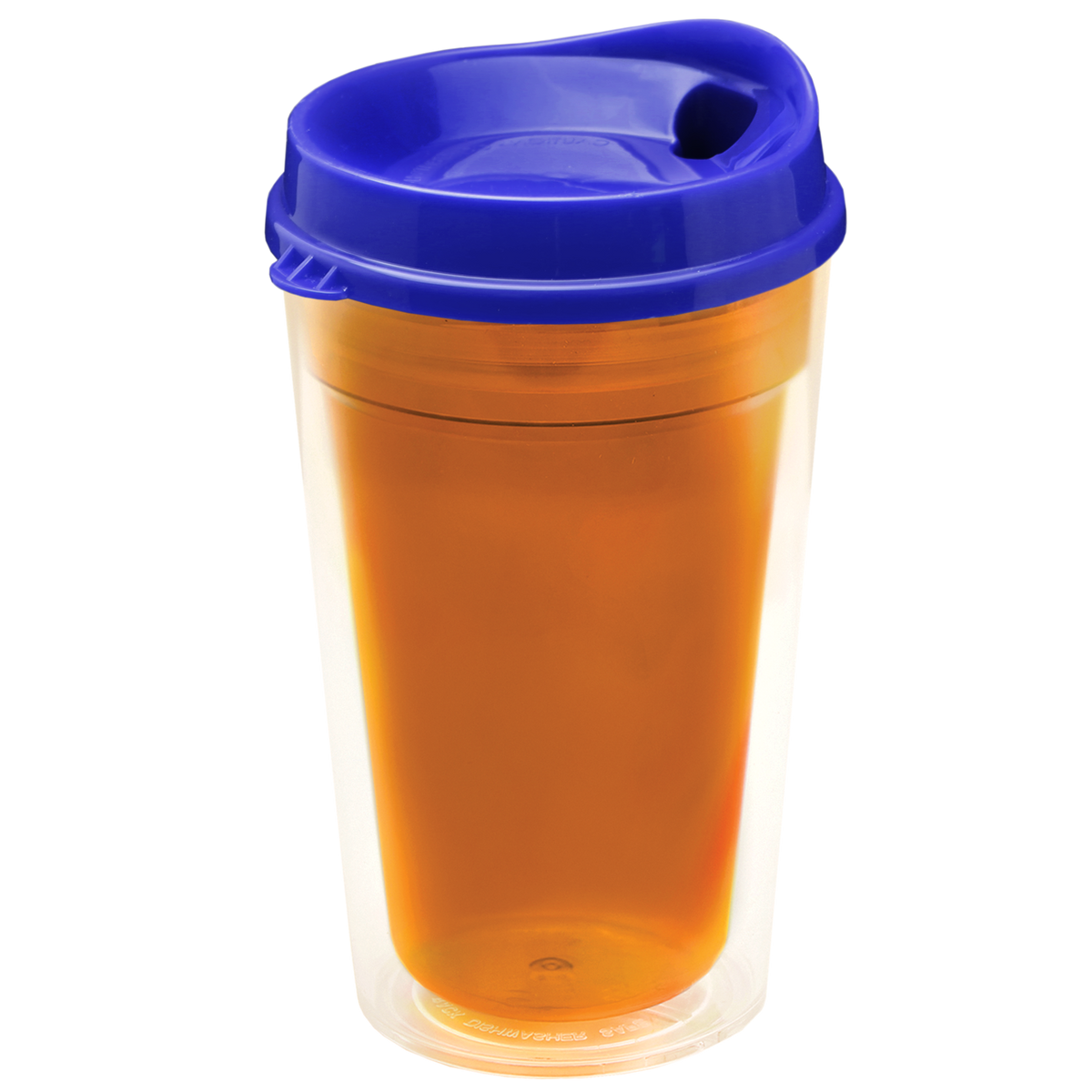 Custom logo Transparent Tumbler with Sip Lid - 16 oz.