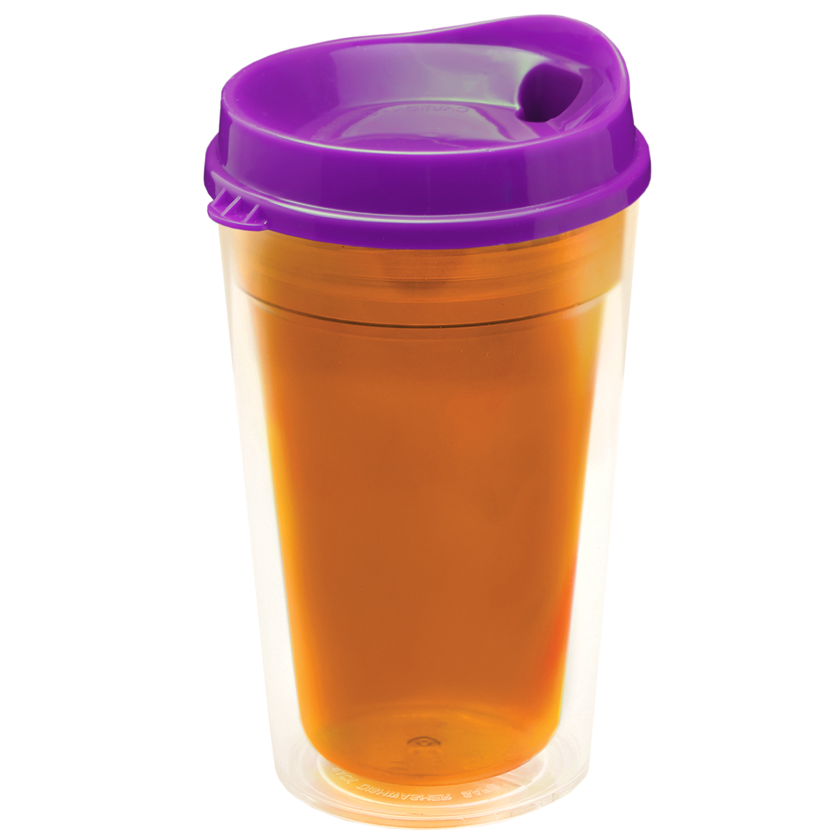 Custom logo Transparent Tumbler with Sip Lid - 16 oz.