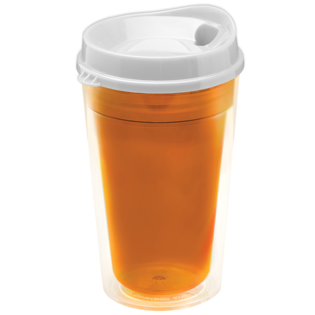 Custom logo Transparent Tumbler with Sip Lid - 16 oz.
