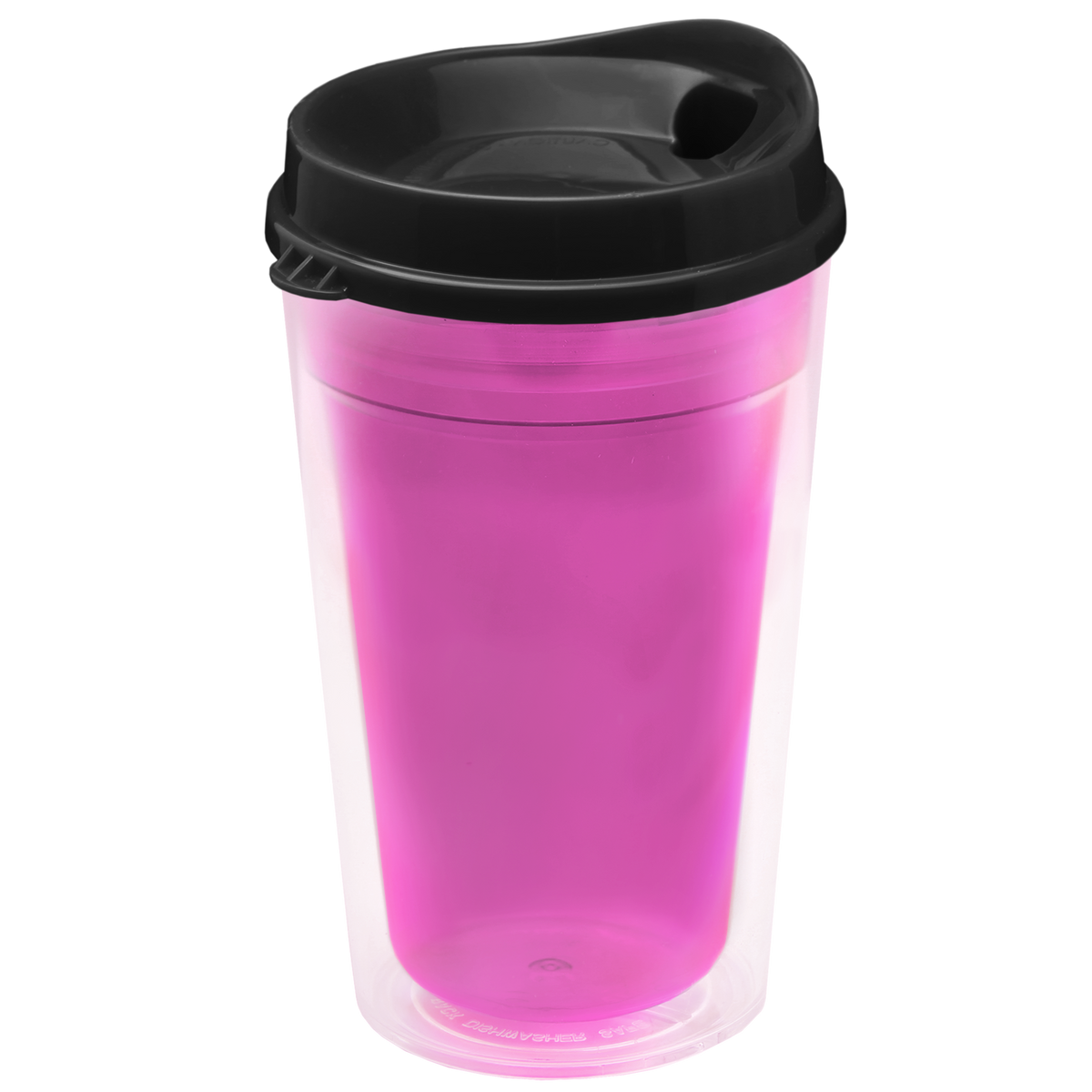 Custom logo Transparent Tumbler with Sip Lid - 16 oz.