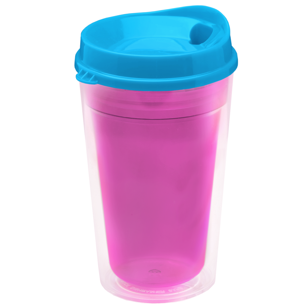 Custom logo Transparent Tumbler with Sip Lid - 16 oz.