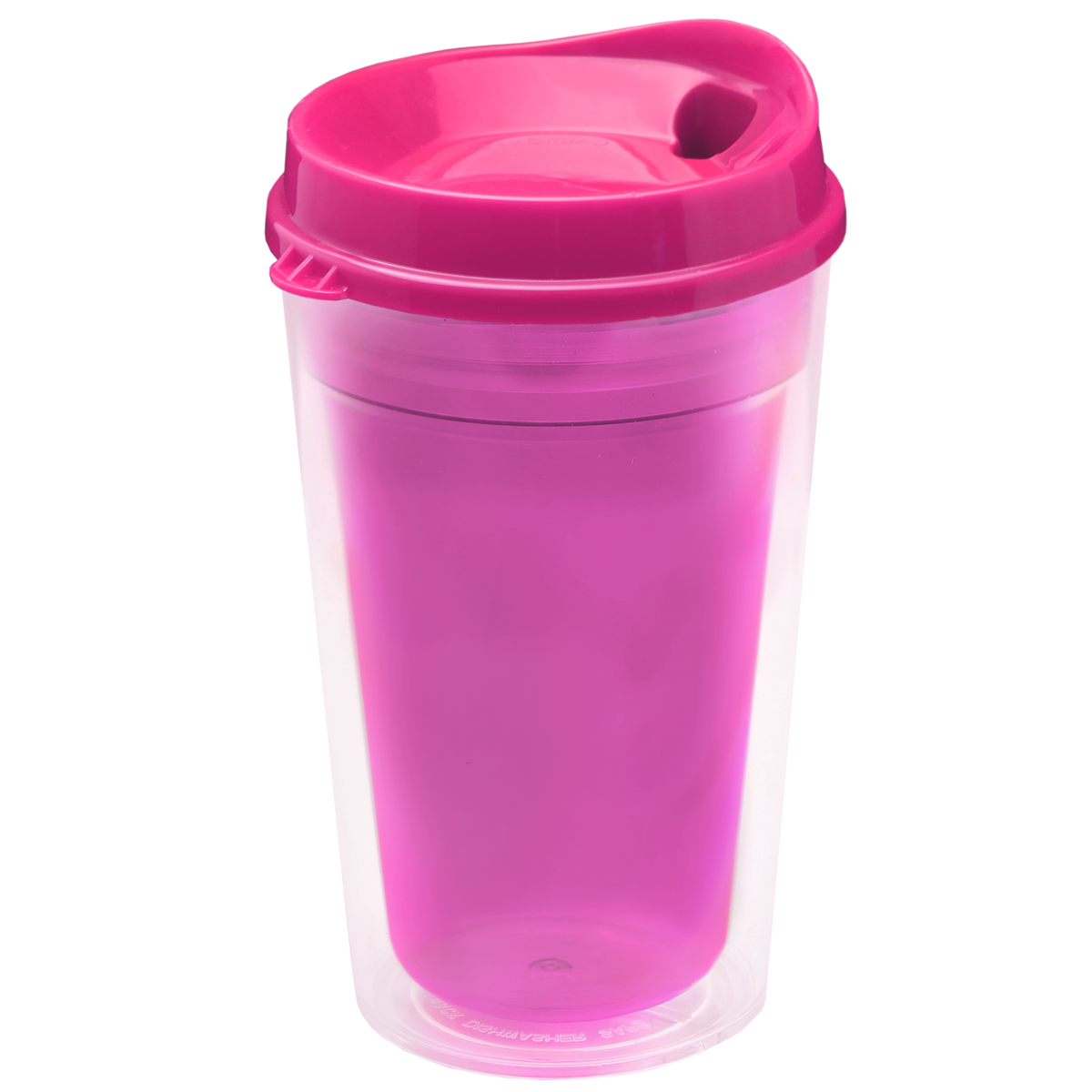 Custom logo Transparent Tumbler with Sip Lid - 16 oz.