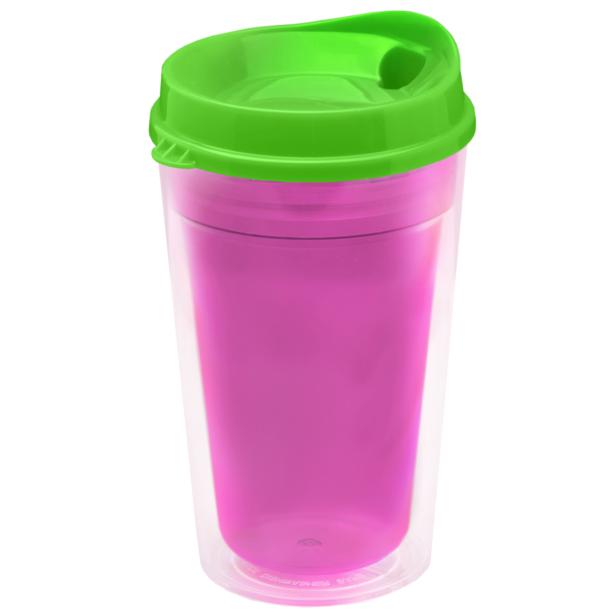 Custom logo Transparent Tumbler with Sip Lid - 16 oz.
