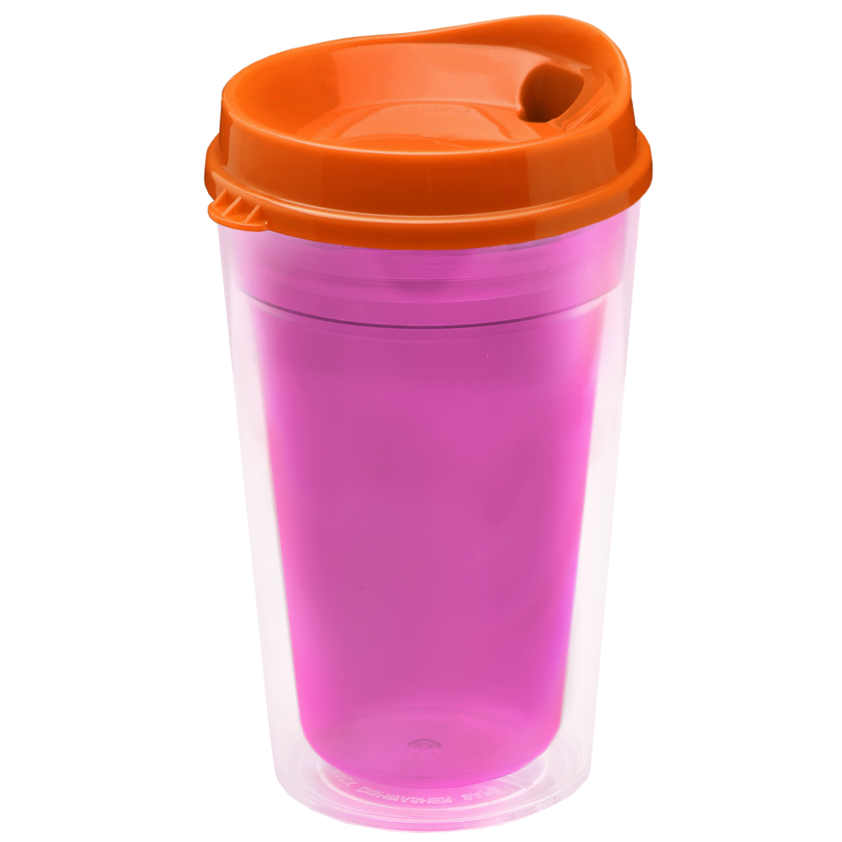 Custom logo Transparent Tumbler with Sip Lid - 16 oz.