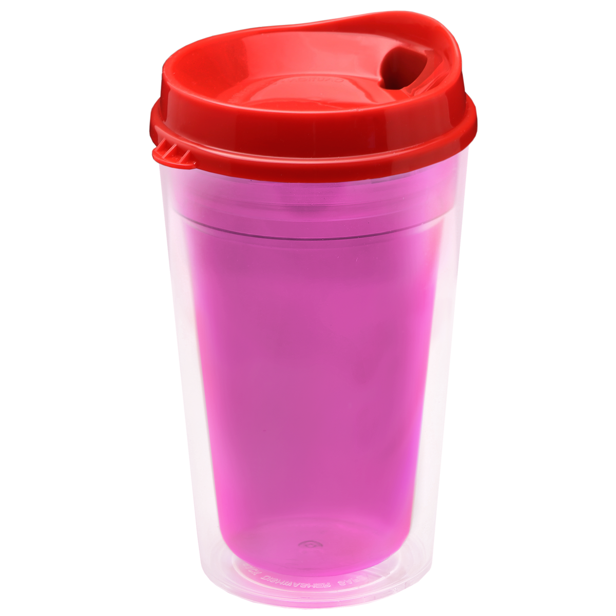 Custom logo Transparent Tumbler with Sip Lid - 16 oz.