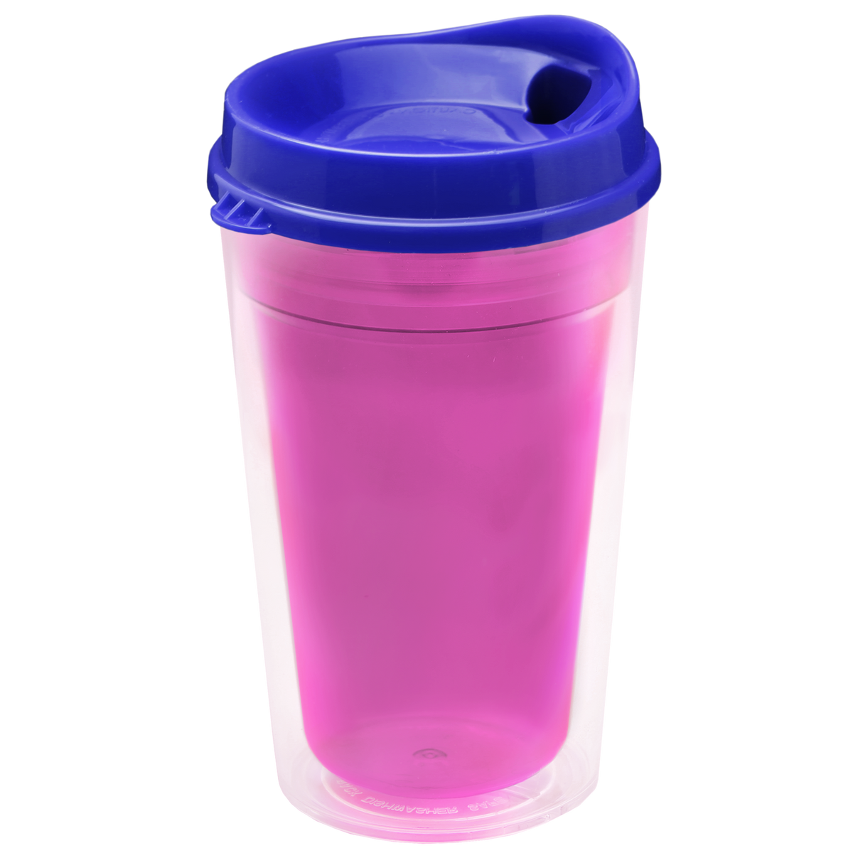 Custom logo Transparent Tumbler with Sip Lid - 16 oz.