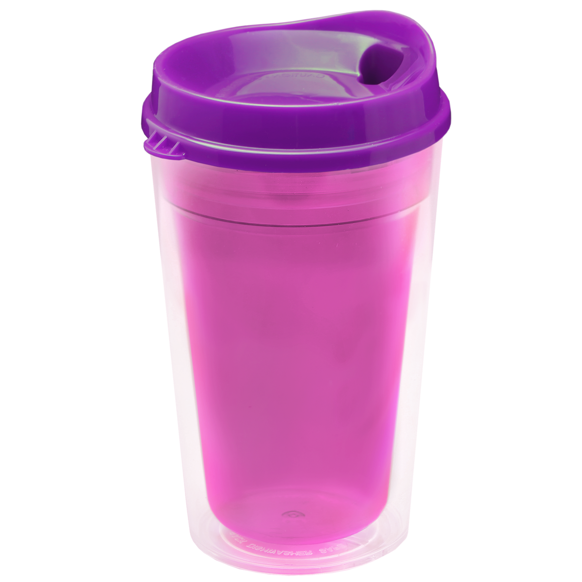 Custom logo Transparent Tumbler with Sip Lid - 16 oz.