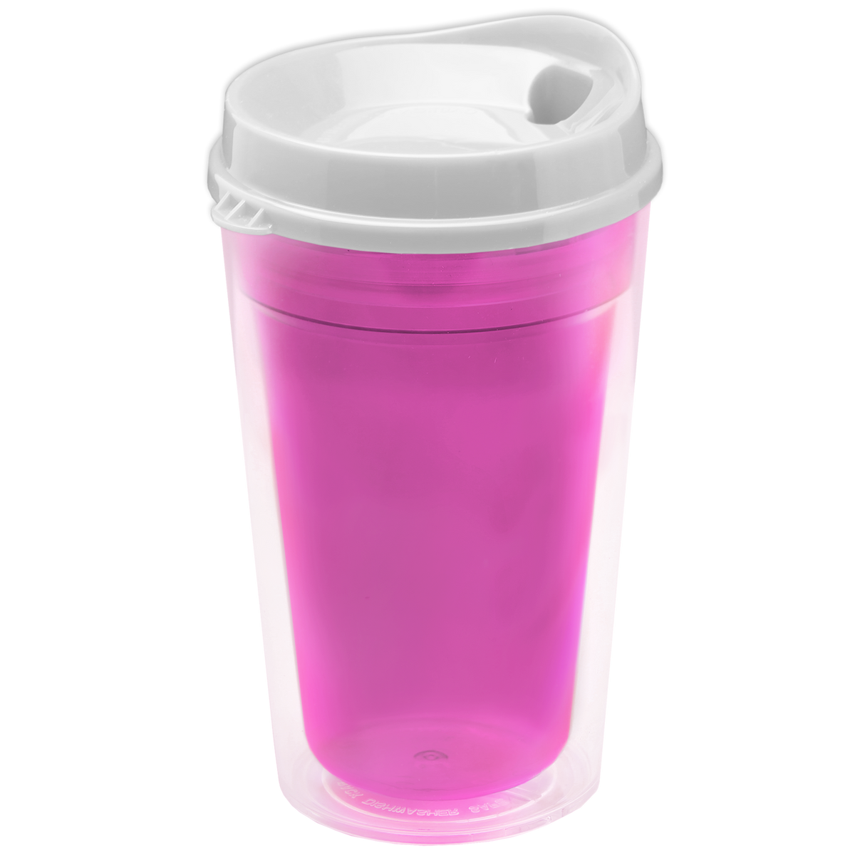 Custom logo Transparent Tumbler with Sip Lid - 16 oz.