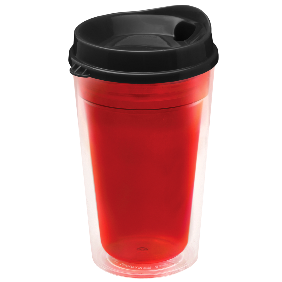 Custom logo Transparent Tumbler with Sip Lid - 16 oz.