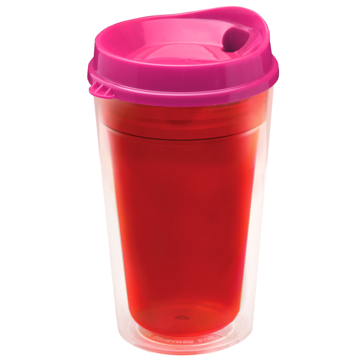 Custom logo Transparent Tumbler with Sip Lid - 16 oz.
