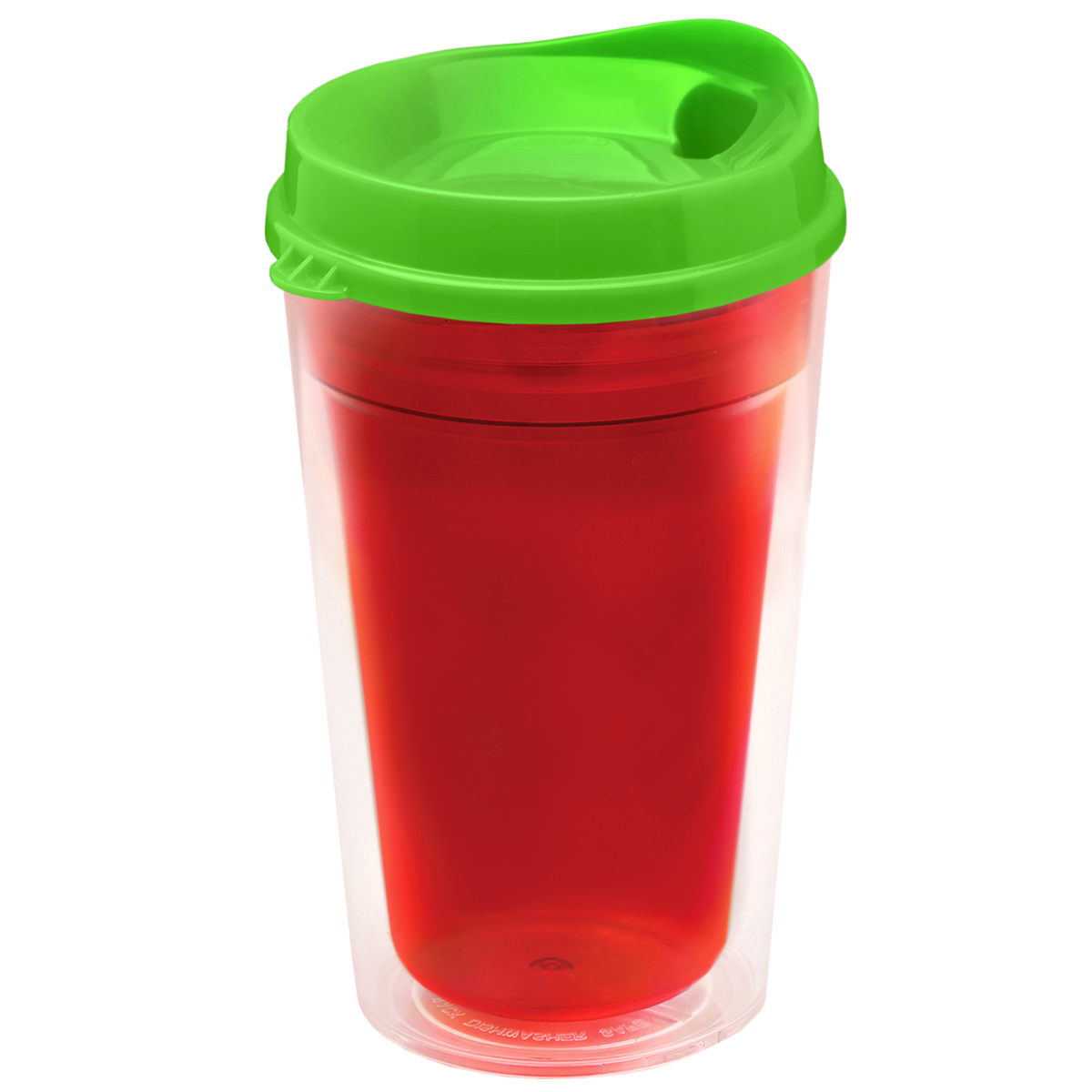Custom logo Transparent Tumbler with Sip Lid - 16 oz.