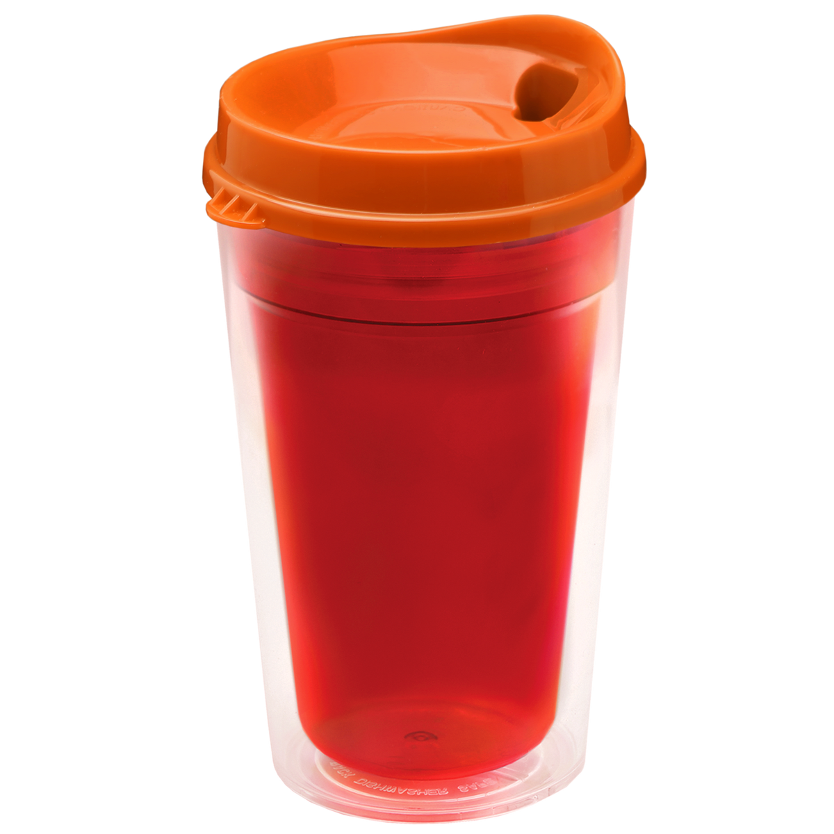 Custom logo Transparent Tumbler with Sip Lid - 16 oz.