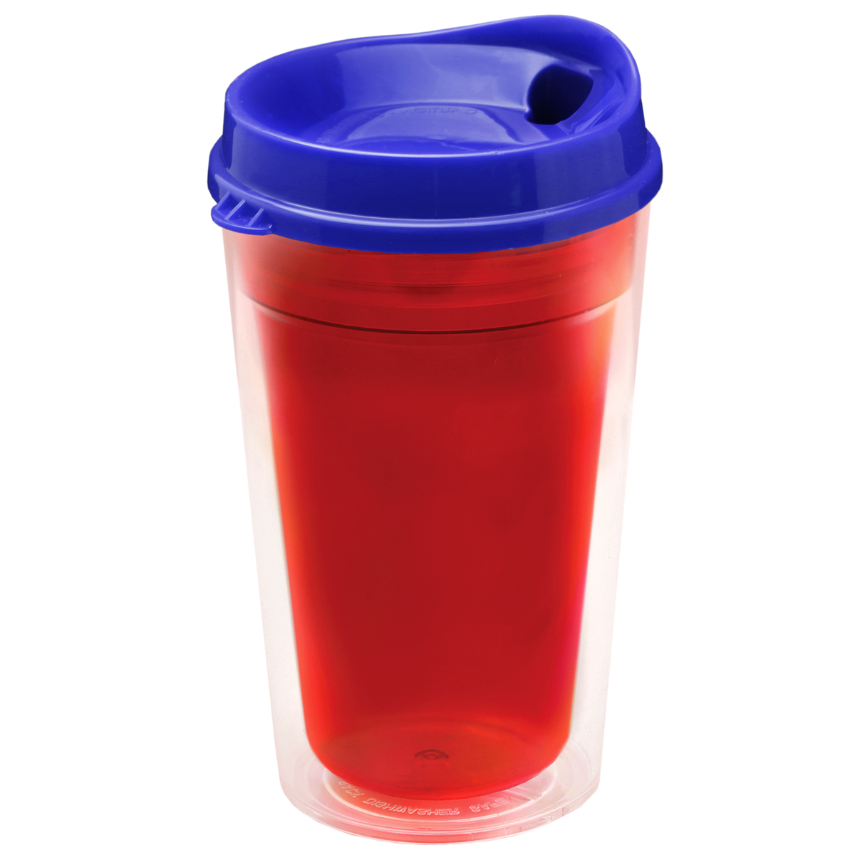 Custom logo Transparent Tumbler with Sip Lid - 16 oz.