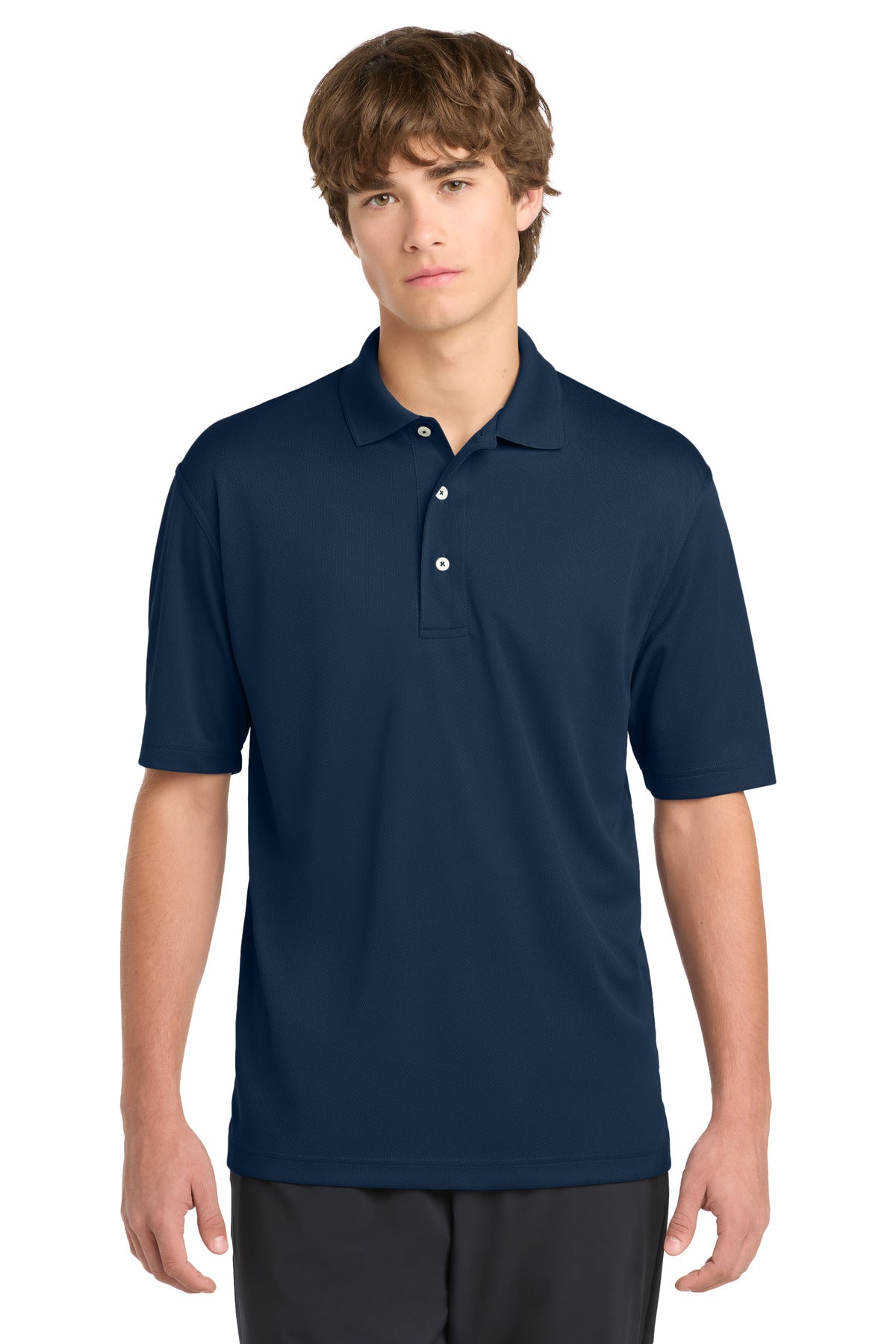 Custom logo Sport-Tek® Tall Dri-Mesh® Polo. TK469 in Navy