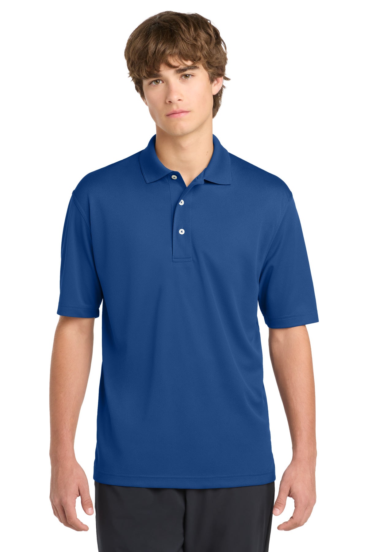 Custom logo Sport-Tek® Tall Dri-Mesh® Polo. TK469 in Royal