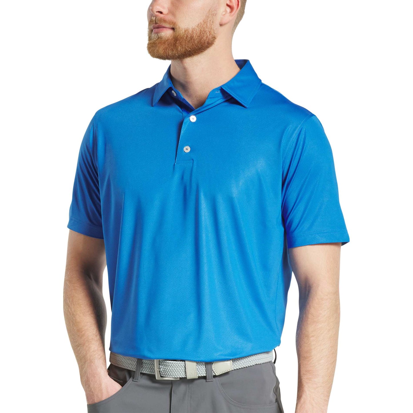 FootJoy Men's Tonal Dot Print Polo
