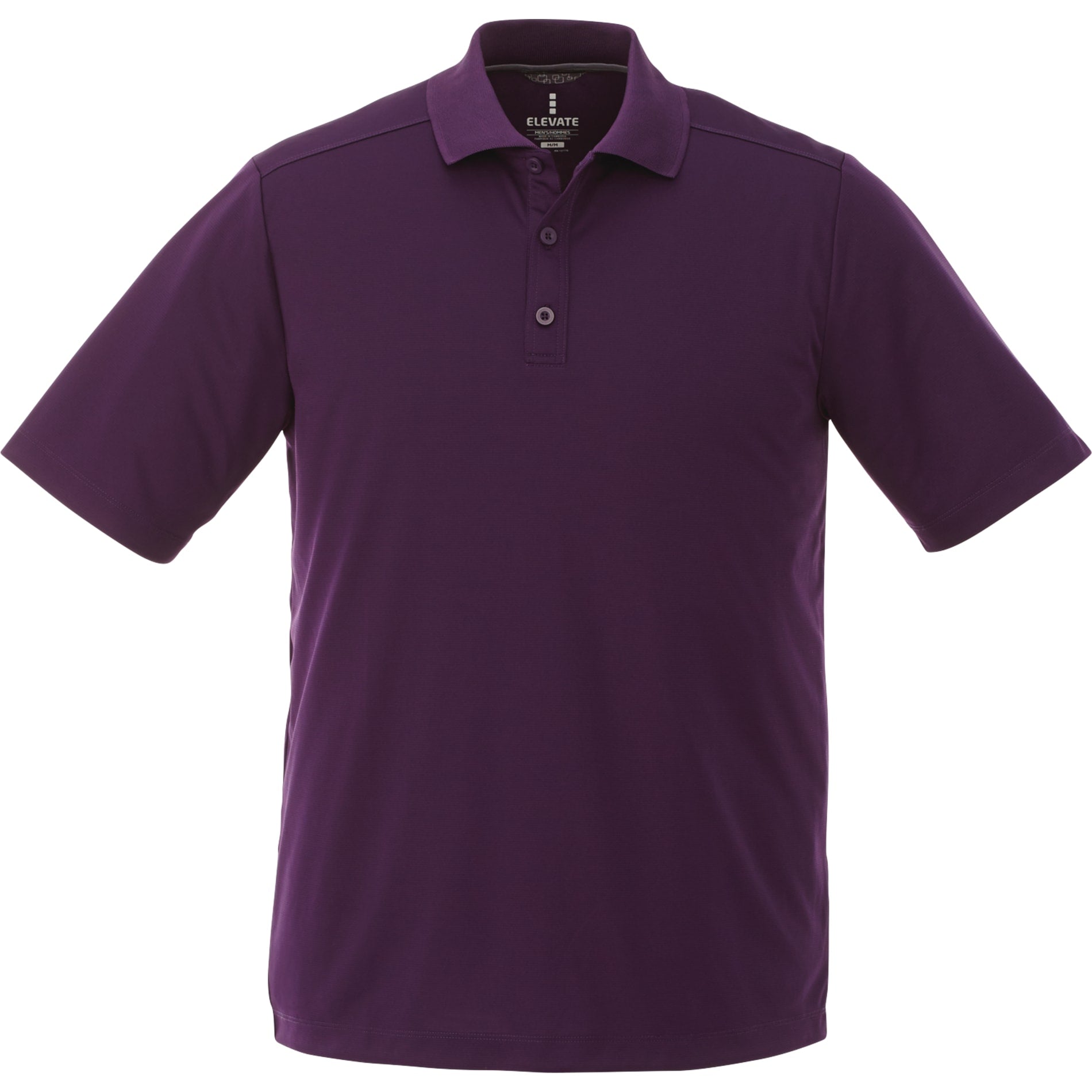 Men's DADE Short Sleeve Polo - Dark Plum