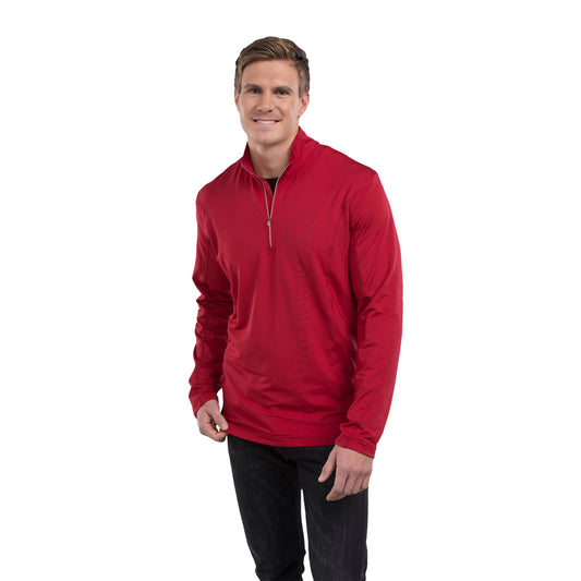 Custom logo Men's CALTECH KNIT QUARTER ZIP