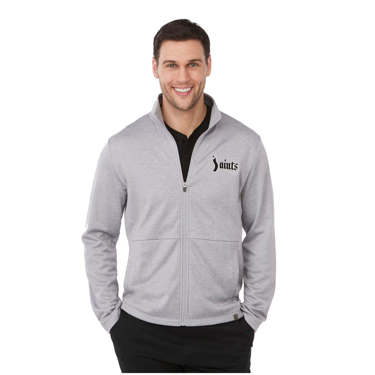 Custom logo MERRITT Eco Knit Full Zip - Men's