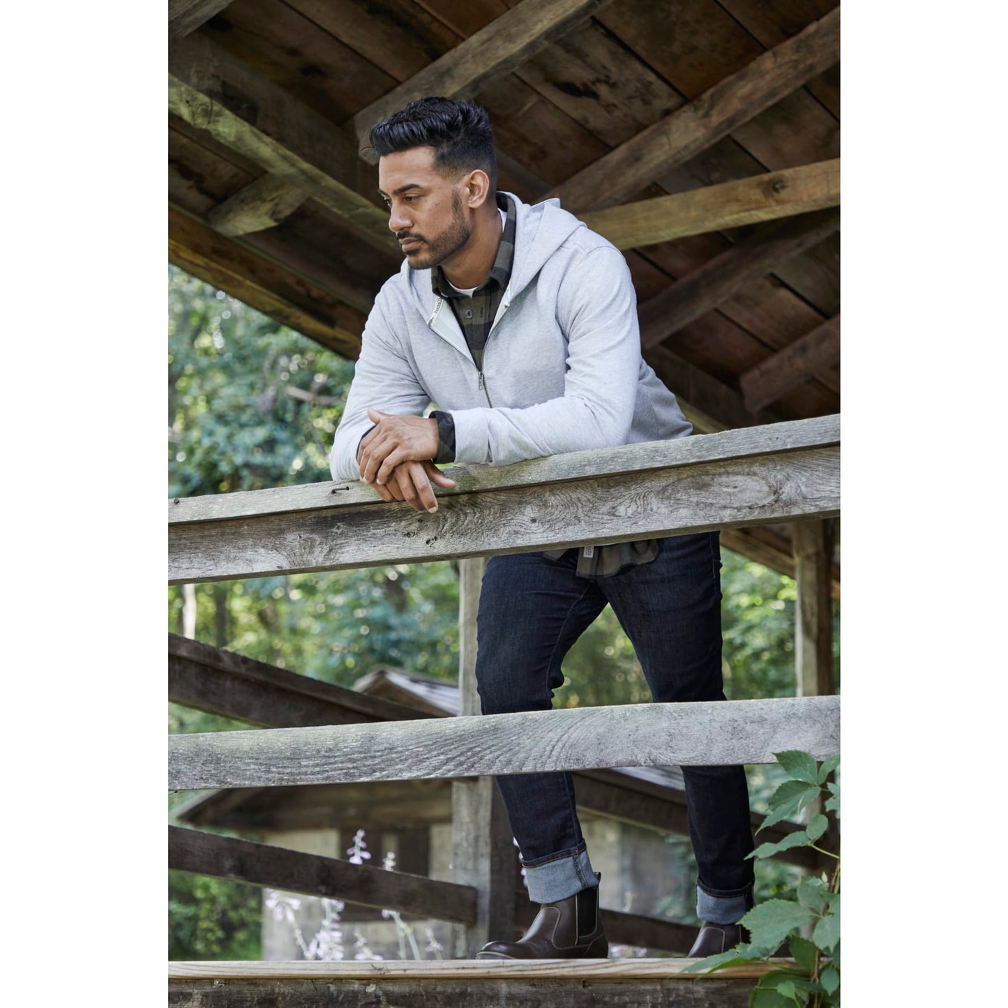 Roots73 CANMORE Eco Quarter Zip Hoody - Unisex