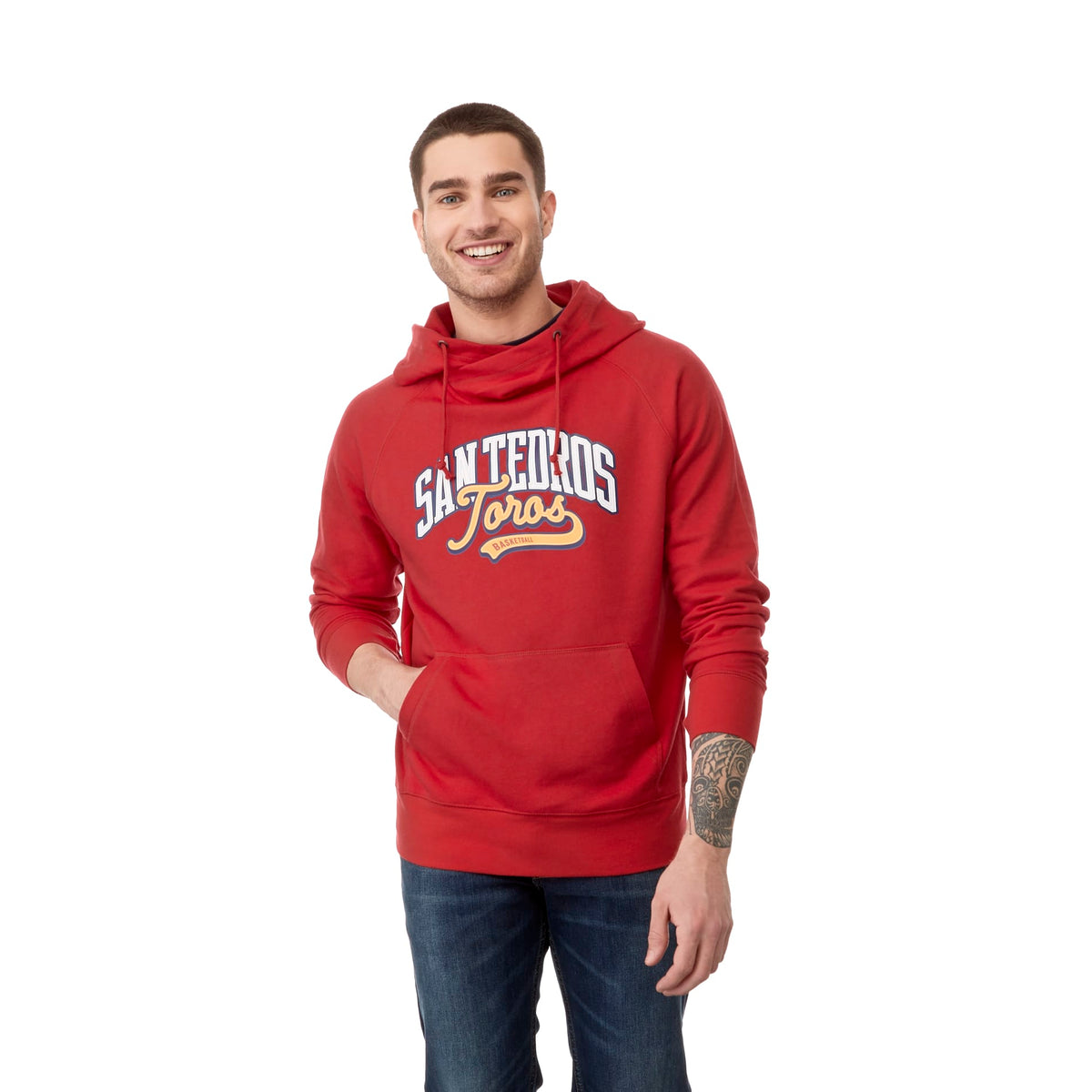 Custom logo Men's DAYTON Fleece Hoody