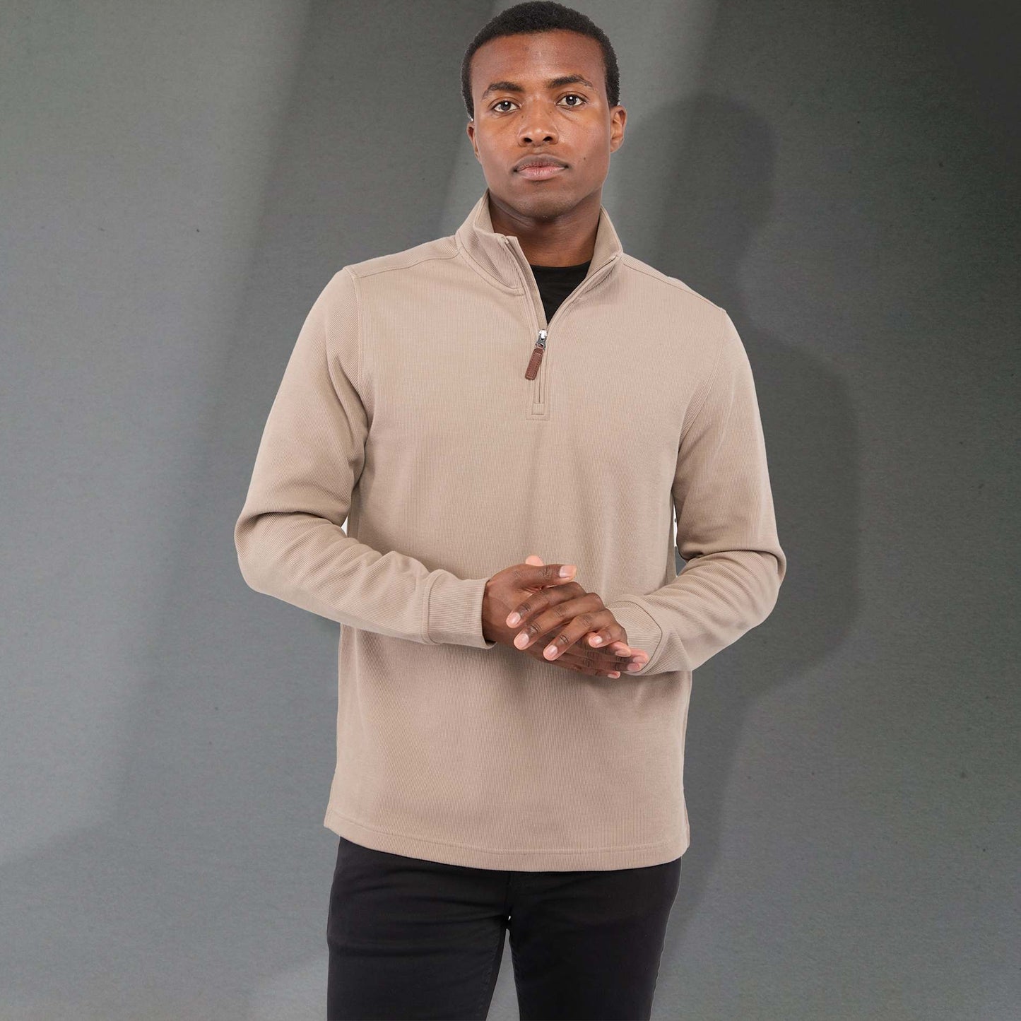 HUDSON Eco Knit Quarter Zip-Men's