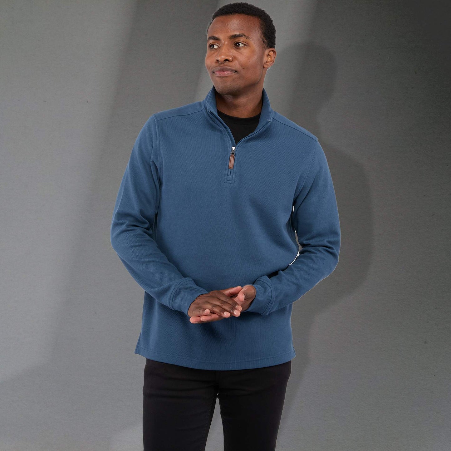 HUDSON Eco Knit Quarter Zip-Men's