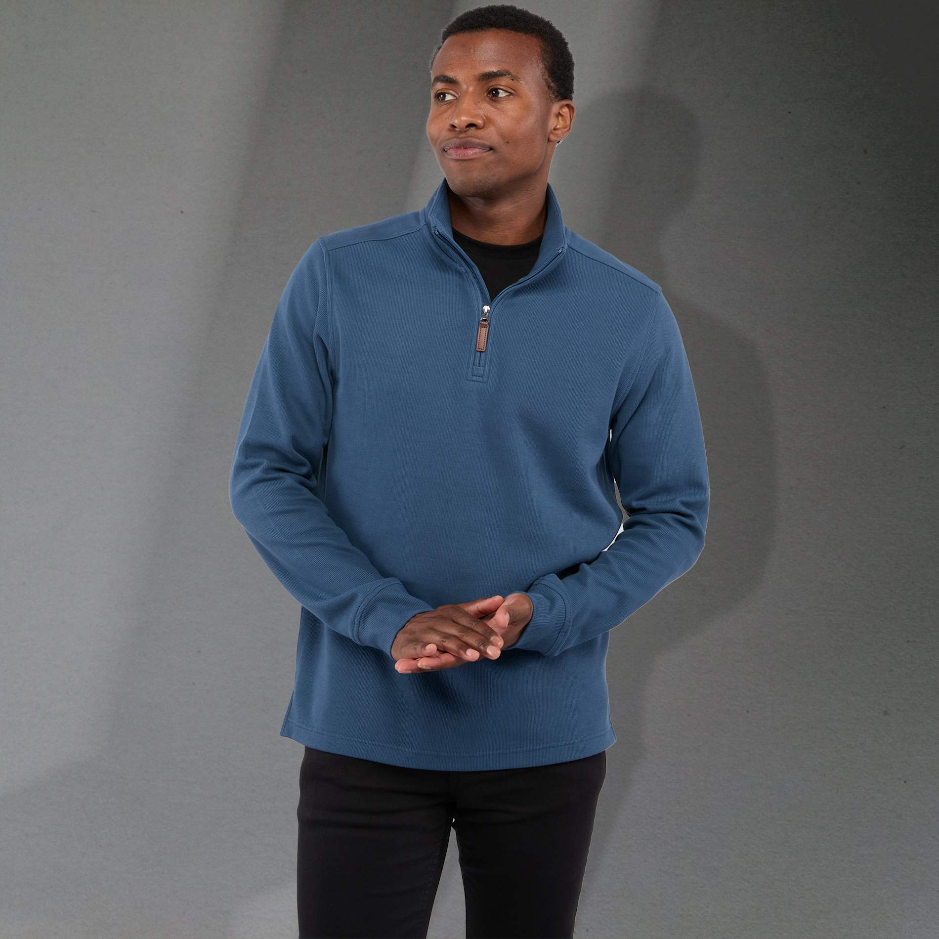 HUDSON Eco Knit Quarter Zip-Men's