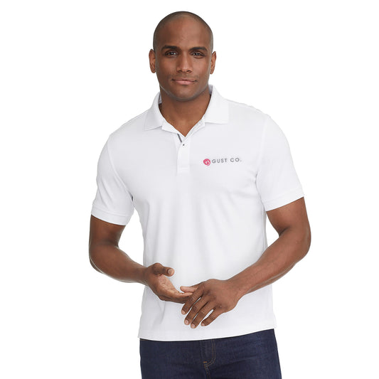 Custom logo UNTUCKit Damaschino Short Sleeve Polo-Men's