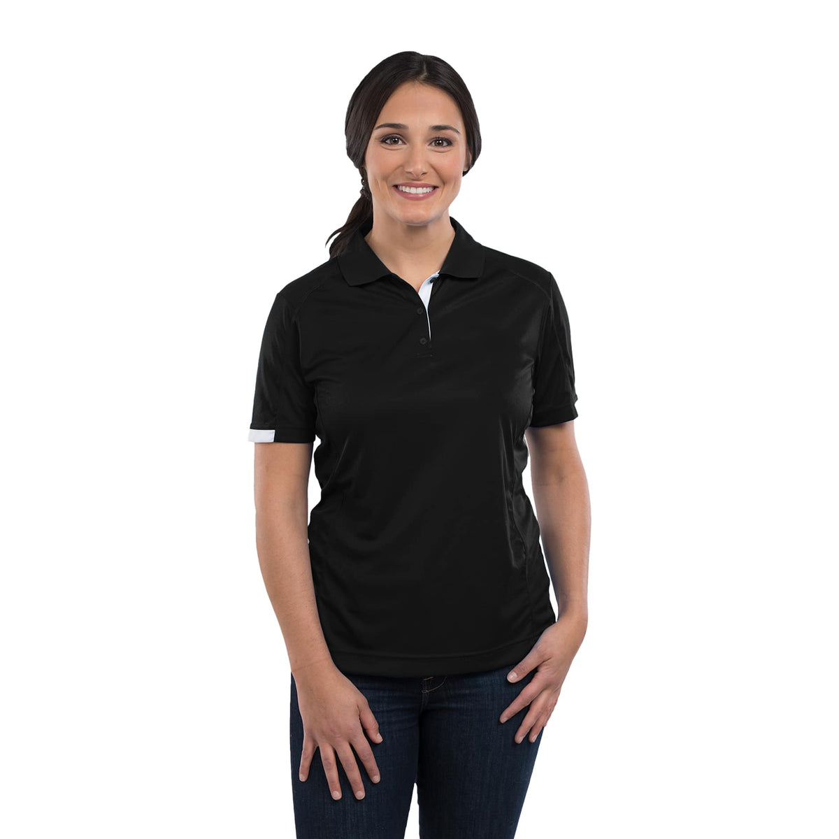 Custom logo Women's Kiso Short Sleeve Polo