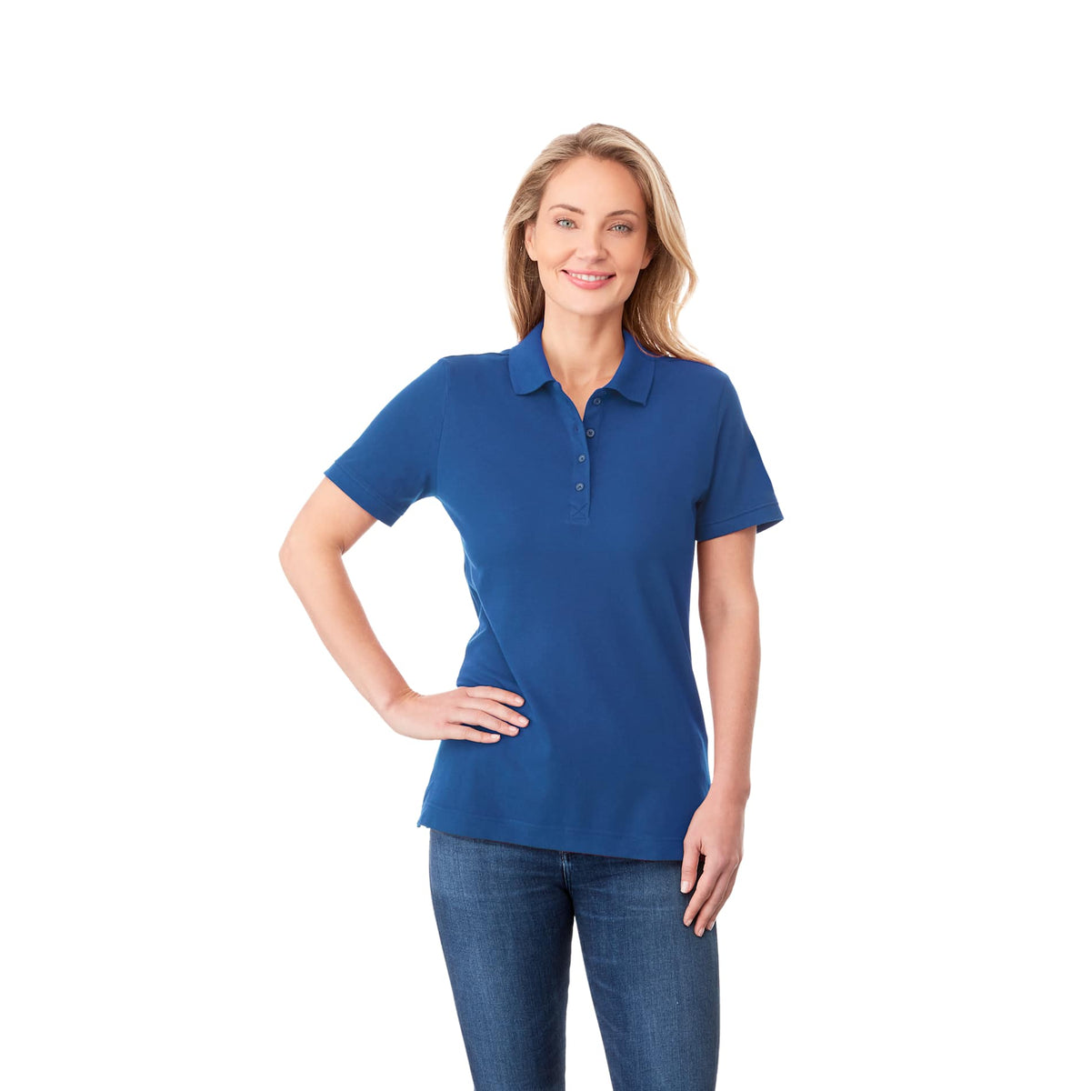 Custom logo Womens CRANDALL Short Sleeve Polo