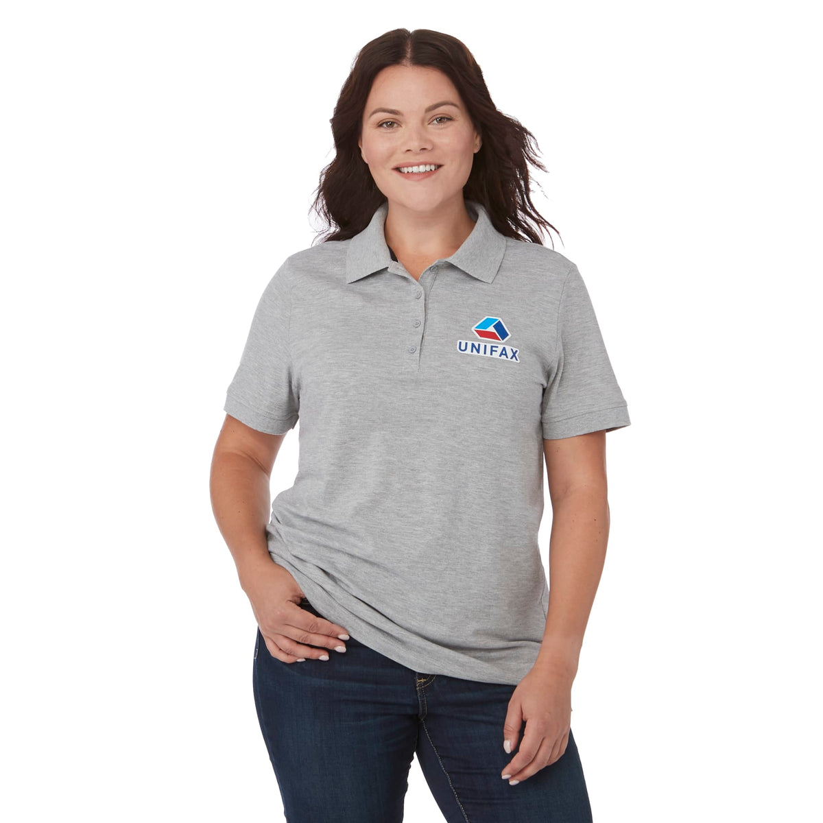 Custom logo Womens CRANDALL Short Sleeve Polo