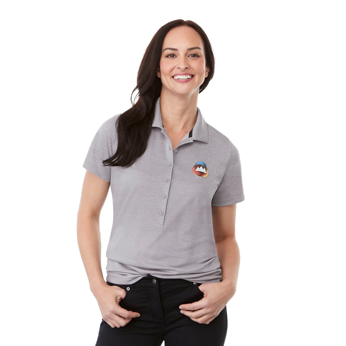 Custom logo Women's DEGE Eco SS Polo