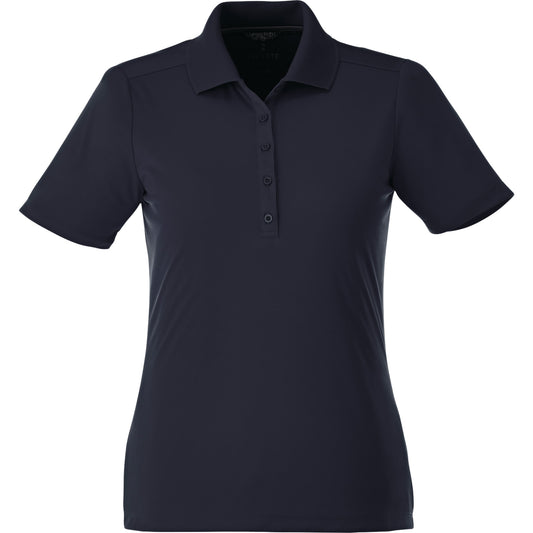 Custom logo Women's DADE Short Sleeve Polo - Navy